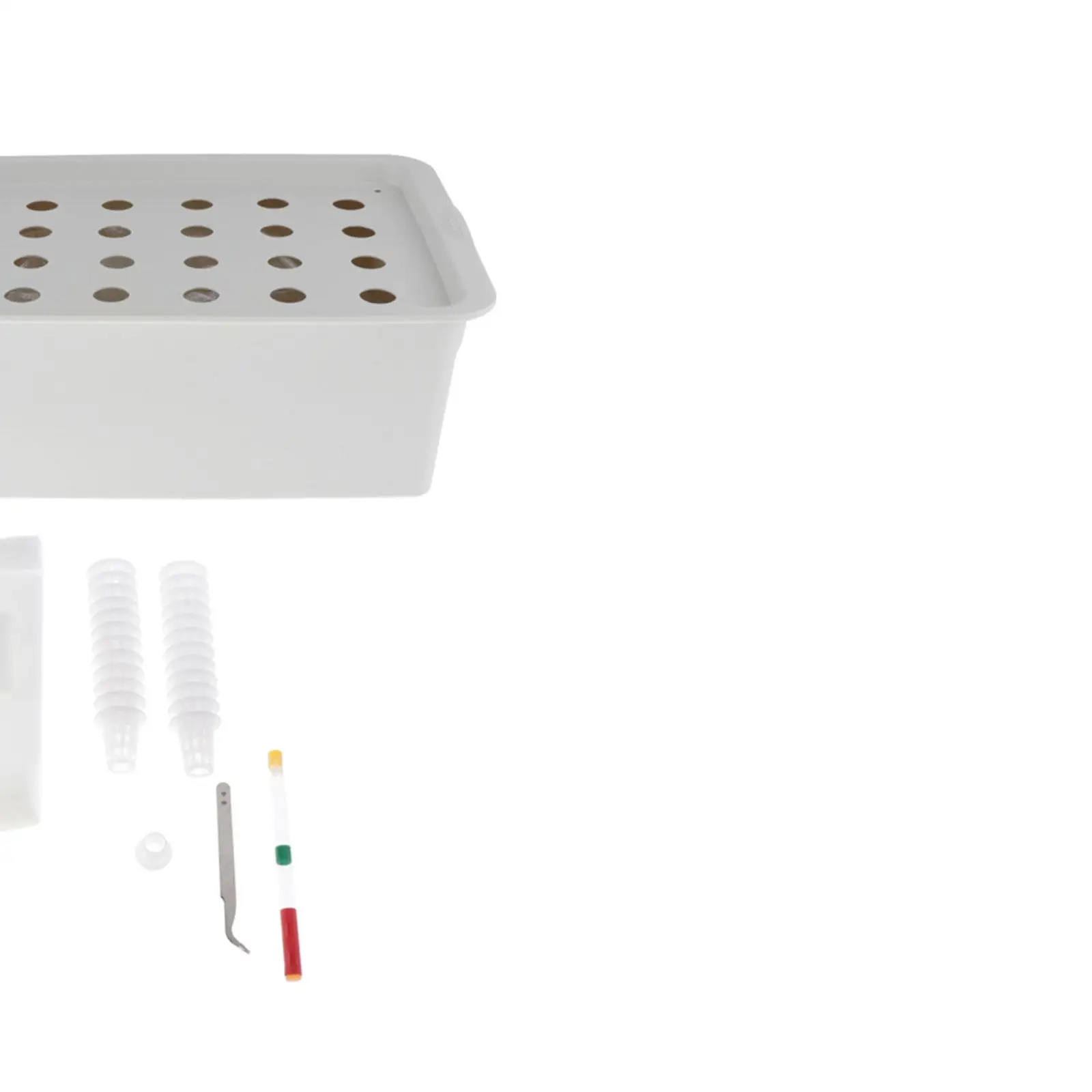 Indoor Soilless Hydroponic Grow System 24 Site Basket and Sponge Kit for Home Vegetable Planting