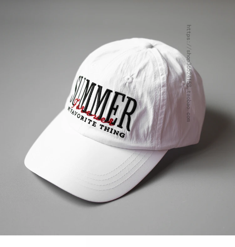 Verão Quick-Dry Baseball Cap Homens e mulheres simples Baseball Cap Outdoor Thin respirável Sun Protection Sports Hat