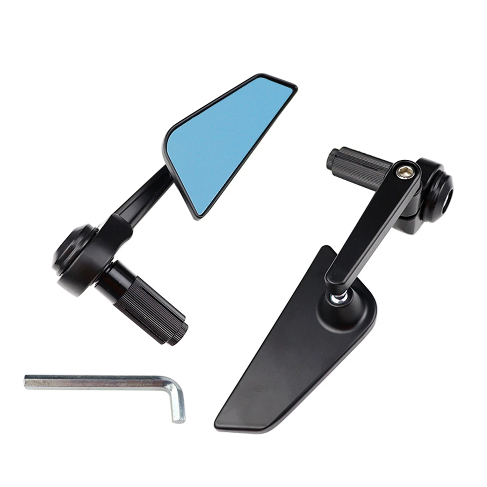 Universal Motorcycle Mini Rearview Mirror Handlebar Side Mirror For Harley Honda Kawasaki Yamaha Touring