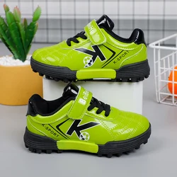 Soccer Cleats for Kids 2024 New Children Football Cleats Fashion Firm Ground Soccer Shoes