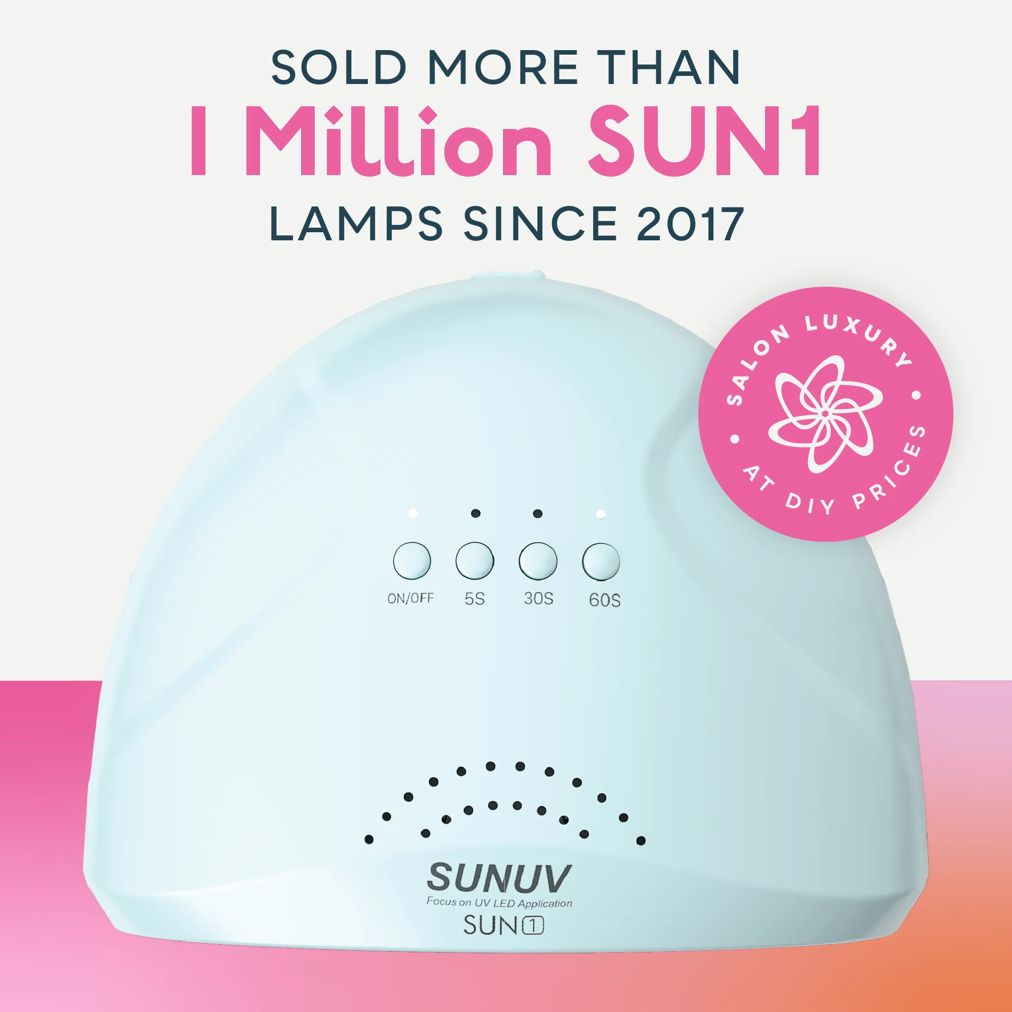 SUNUV SUNone 블루 전문 네일 램프, 48W, 매니큐어 UV 램프 네일 건조기, UV 젤 LED 젤 네일 기계, 적외선 센서