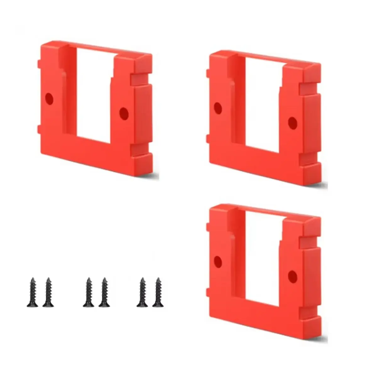 A1515P ~3PCS Portable Battery Base Bracket for -Change, Wall Mount Battery Holder Battery Storage Bracket
