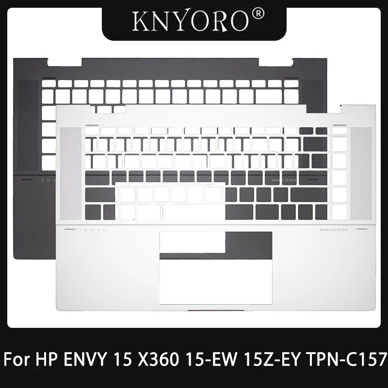 Laptop Top Case para HP ENVY, Palmrest Original, Bisel Teclado, Prata, Marrom, 15 X360, 15-EW, 15Z-EY, TPN-C157, TPN-C158, Novo