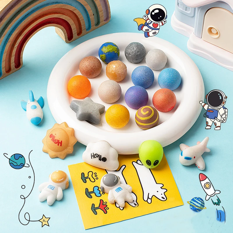 

Galaxy Series Mochi Squishy Toys Space Planet Alien Stress Balls Squeeze Sensory Toy Kids Party Favor Goodie Bag Desk Decor