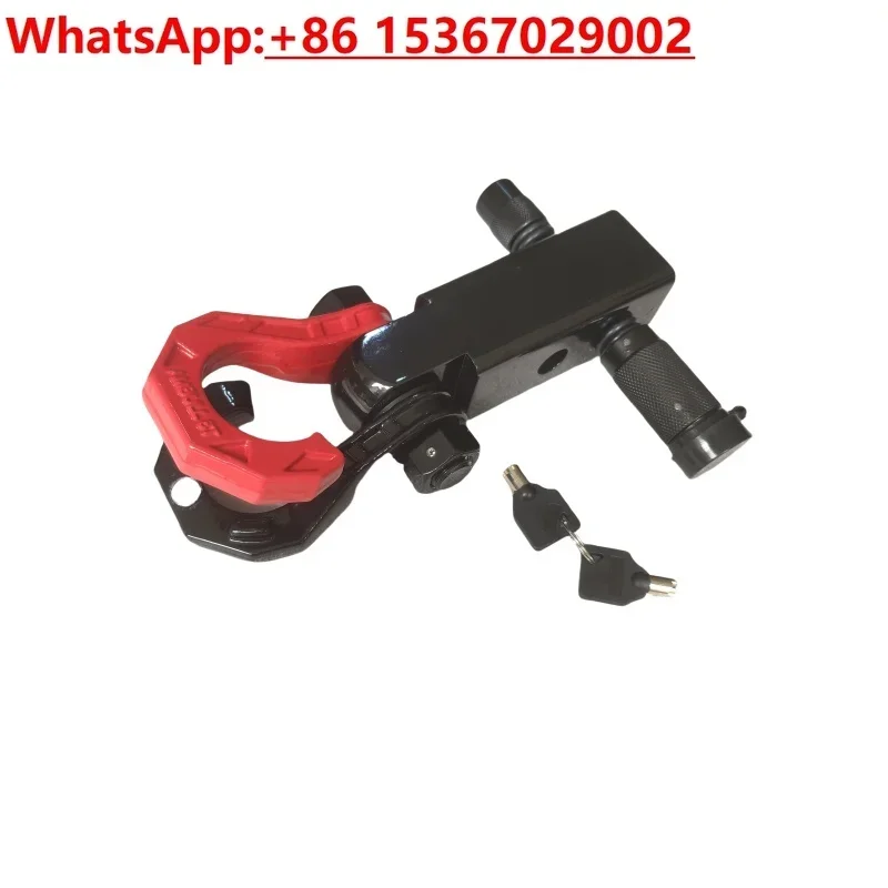 

Split Trailer Shackles With 18000 Lbs 2 inch Hitch Arm Receiver Tow Hitch Trailer Tow Bar With Two Hole Adjust Pitch-Row Hooks