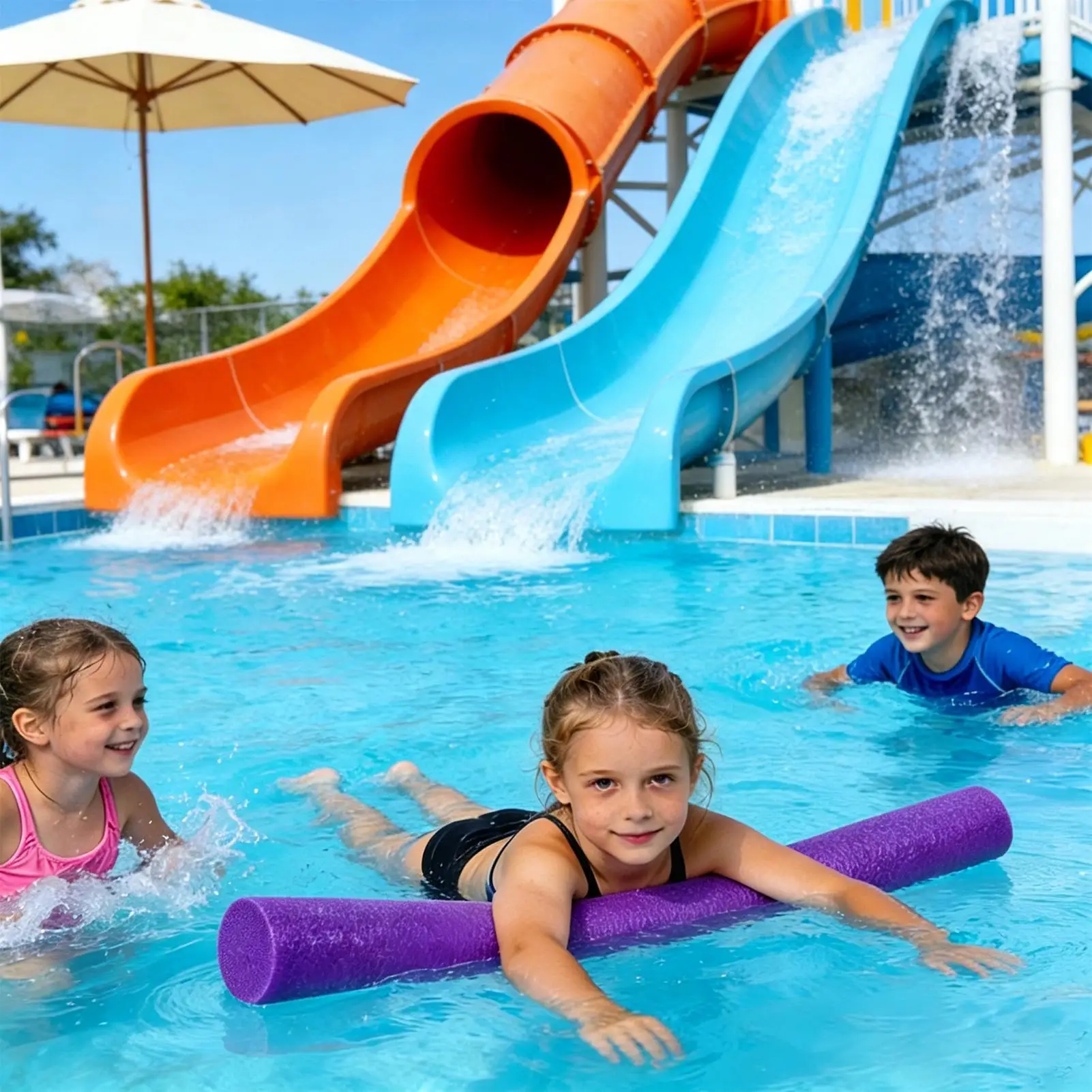 Foam Noodles For Pool Floating Swim Toy Multi-Purpose Buoyant Swim Noodles For Women Men Water Activities Vacation Travel Lake