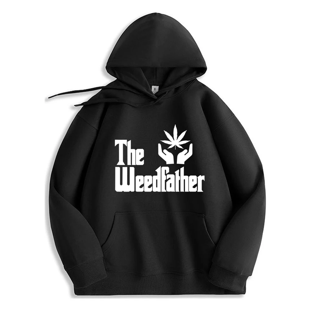 

The Weedfather Graphic Hoodie High Quality Fashion Casual Comfortable Sweatshirt For Men Luxury Clothing