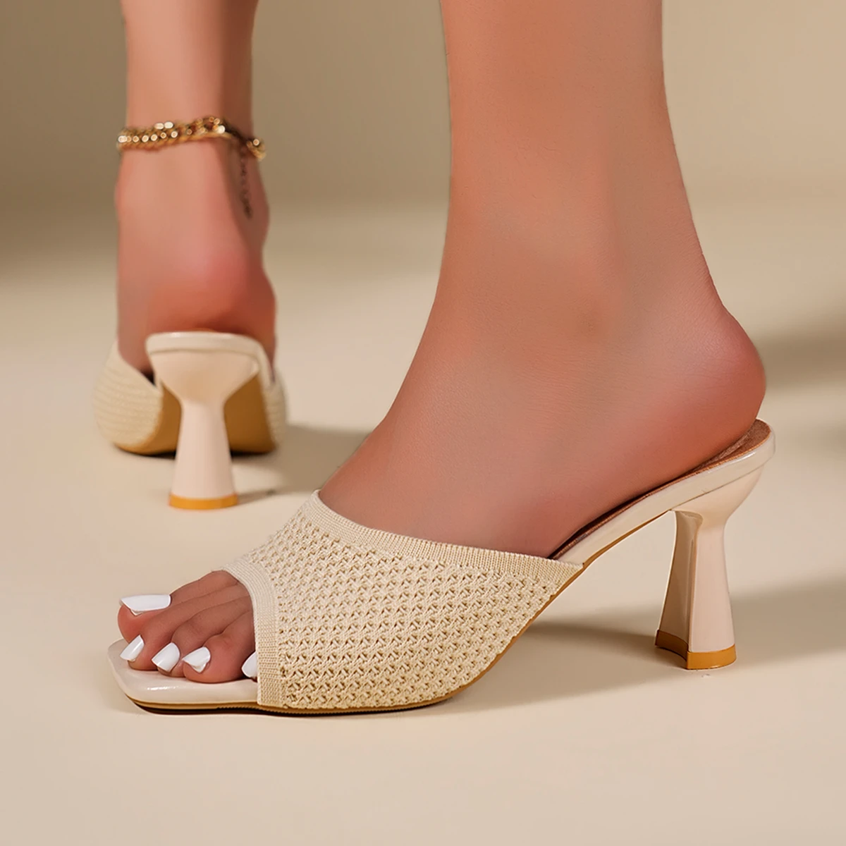 Grote vierkante hoge hakken sa - Women'S Fashion Trends Spring 2026 recensie en prijs