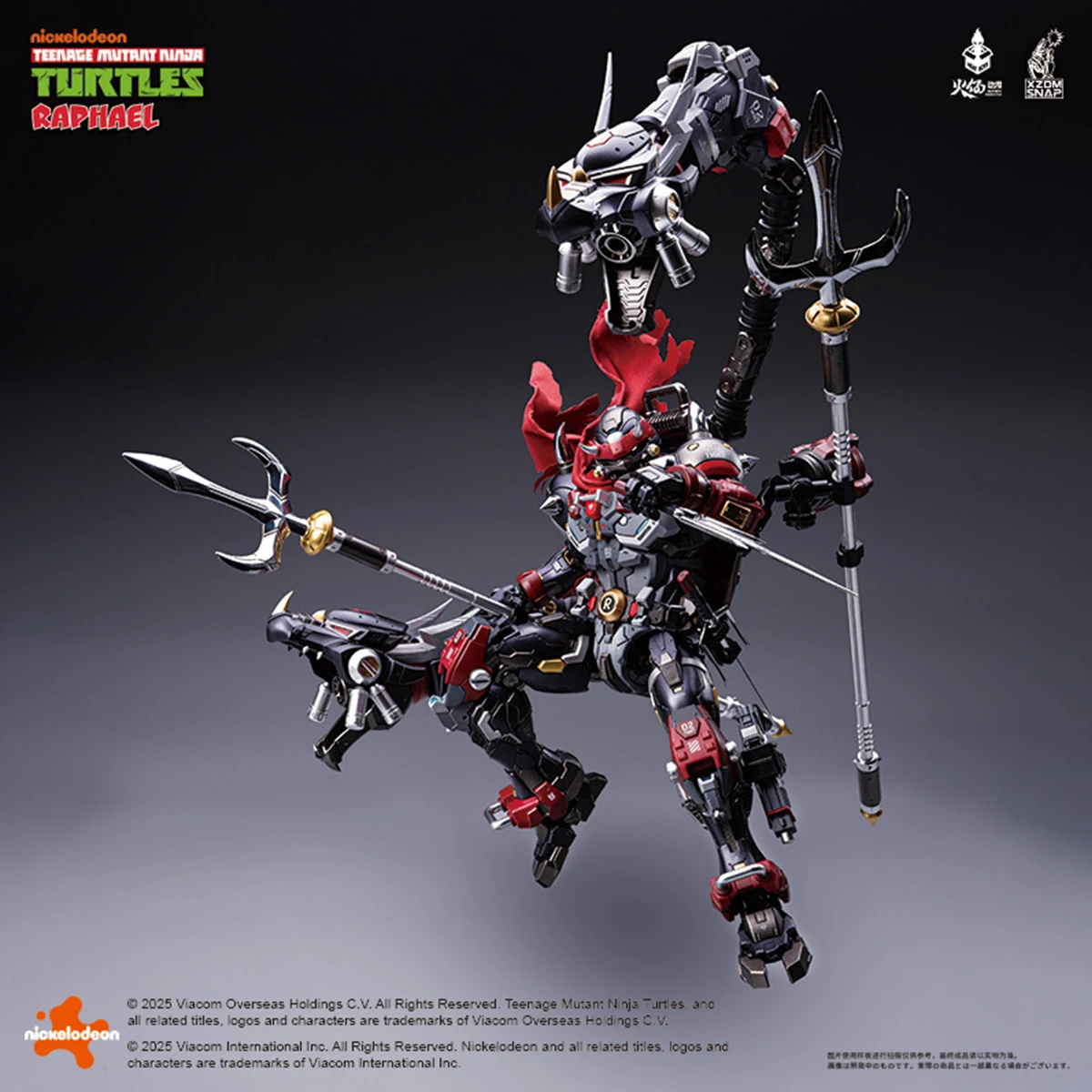 

HIPLAY HEATBOYS Teenage Mutant Ninja Turtles Raphael Crimson Fury 40th Anniversary Ver. HB0095 Action Figure