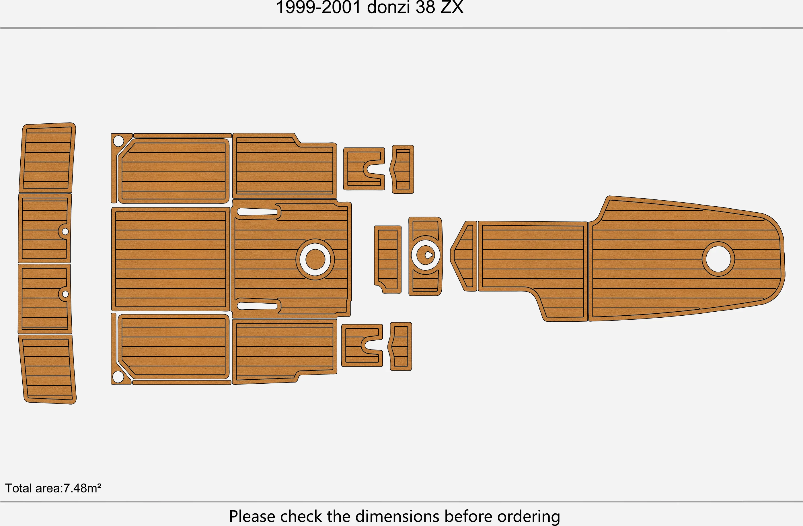 1999-2001 Donzi 38 ZX 1/4