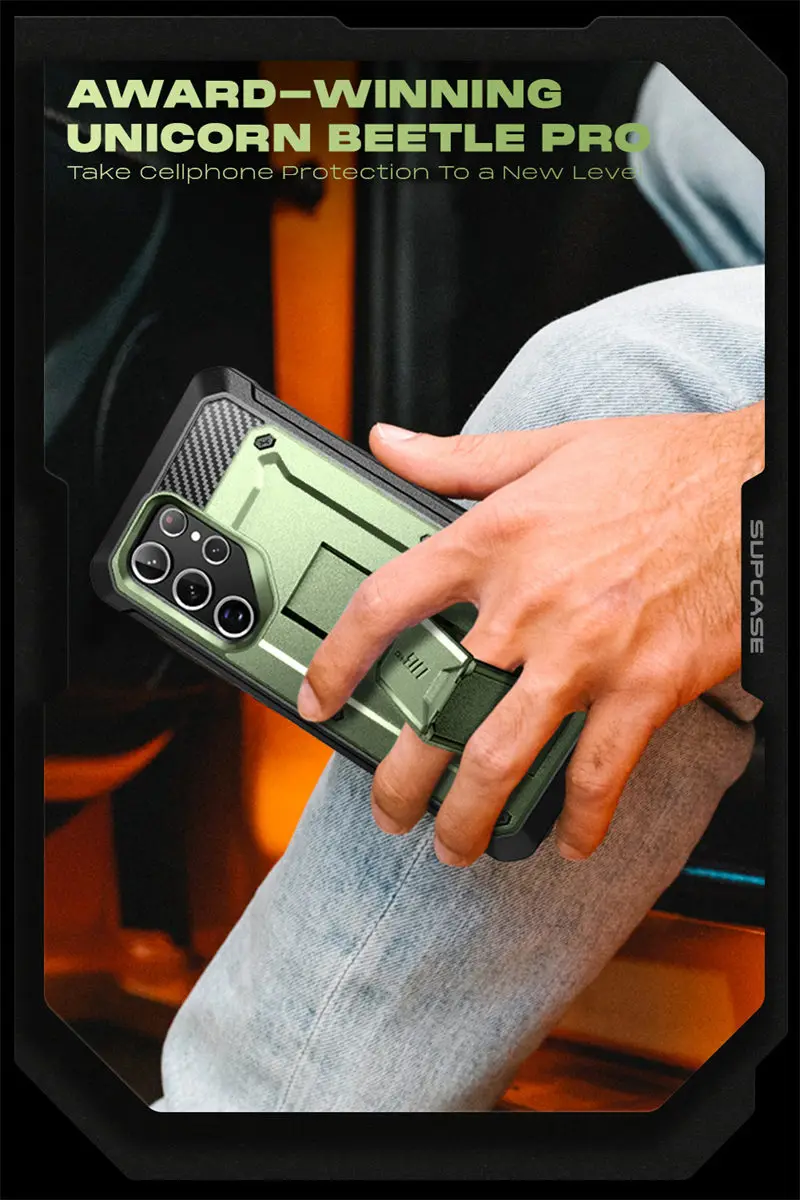 SUPCASE For Samsung Galaxy S22 Ultra Case (2022) 6.8 inch UB Pro Full-Body Holster Cover WITHOUT Built-in Screen Protector