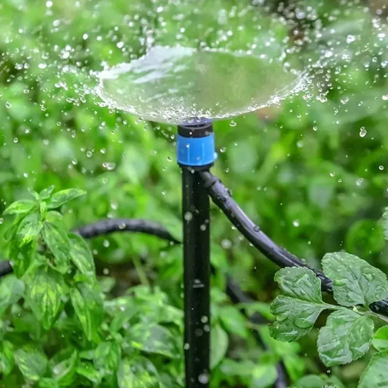 Spike Dripper Sprinkler Adjustable 8 Hole Automatic Water Garden Flower Watering