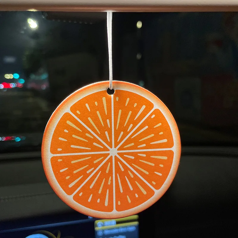 Colonia especial Sunshine Orange (4711 Edición especial, Clásico para hombres y mujeres) Ambientador para automóvil, Ambientador para armario, Perfume, Decoración para espejo retrovisor, Colgante interior de accesorios para automóvil, Fragancia natural para purificar el aire, Bolsita de inodoro de dibujos animados de anime, Adorno colgante junto a la sala de estar Oficina