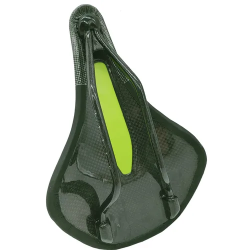 Imagen 2 del producto Nuevo Sillín de fibra de carbono para bicicleta de montaña y carretera para hombre, asiento de carreras cómodo todoterreno