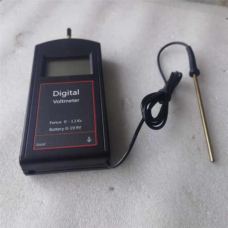

ABUH-Versatile Electric Fence Tester, Battery Testing With Large LCD Display, Digital Electric Fence Voltage Tester 0-13000V