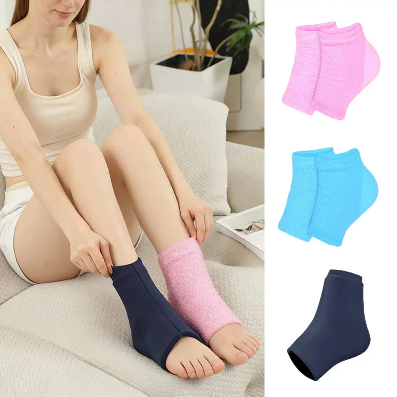 

Household Ankle Care Tool Set Reusable Gel Ice Pack Hot Cold Compress Protect Equipment Anti-cracking Gel Half Socks Foot Care