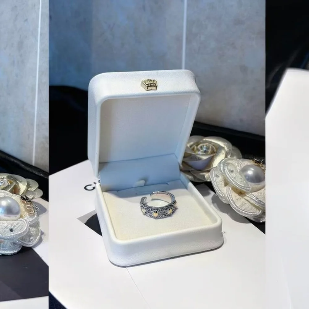 Stylish Jewelry Drawer Gift Box Rose Decor Case Storage Holder Wedding Party Accessory Presentation Organizer Box