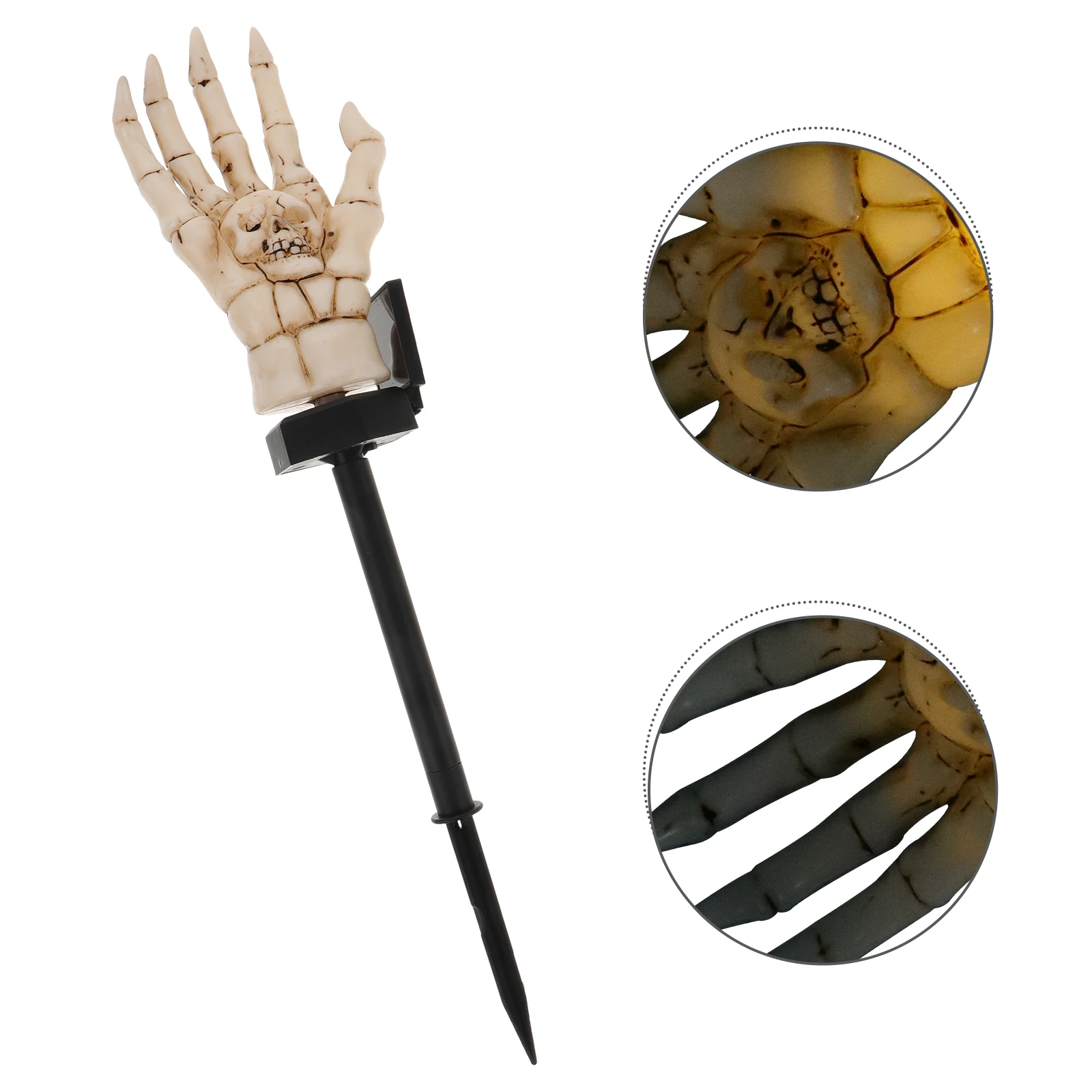 

Garden Lights Halloween Solar Lamp Fairy Decorations Outdoor Powered Resin Stake