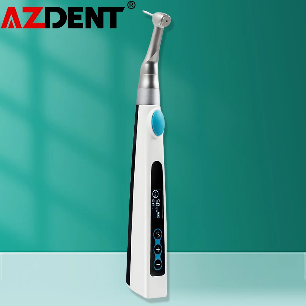 

Azdent Dental Implant Motor Electric Torque Driver Wireless Torque Wrench with 16pcs Screwdrivers Contra Angle Motor Lab Tools