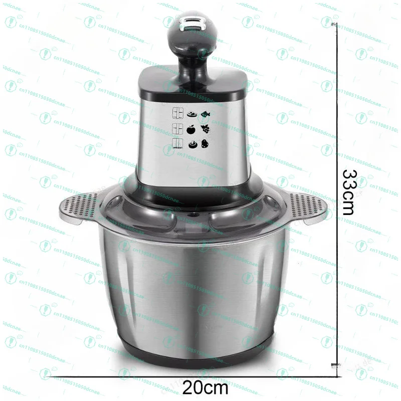 Kitchen Appliances Electric Supplementary Food Cooking Machine Mixer Household Multifunctional Stainless Steel Meat Grinder 3L