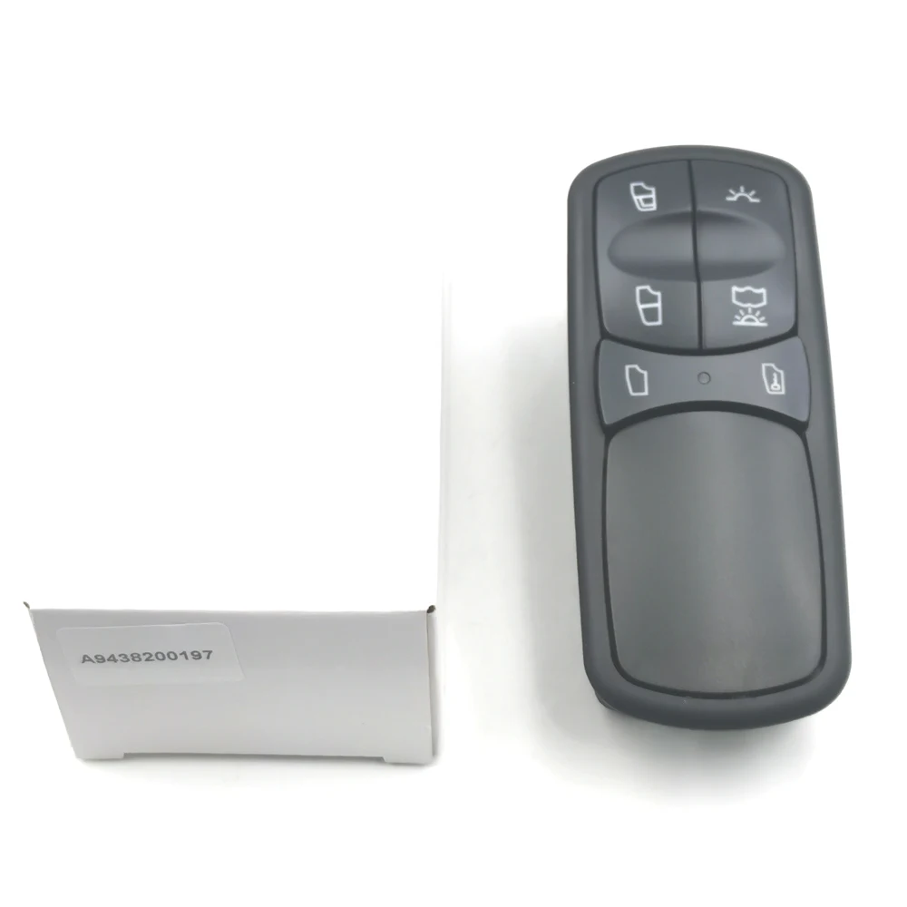 شاحنة كهربائية نافذة رافع مفتاح تحكم رئيسي لمرسيدس بنز Actros MP1 MP2 1836A OE:A9438200197 9438200197 #5