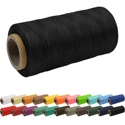 1mm 220m Leather Wax Thread for Waxed Polyester Cord Craft Heavy Duty Sewing Thread Waxed Book Binding Leather String Cord