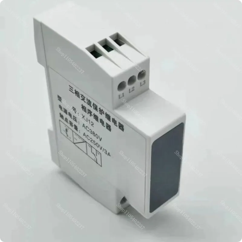 Phase Sequence Protection Relay XJ12, Elevator Three-phase Voltage Monitoring Module Replacement Spare Part