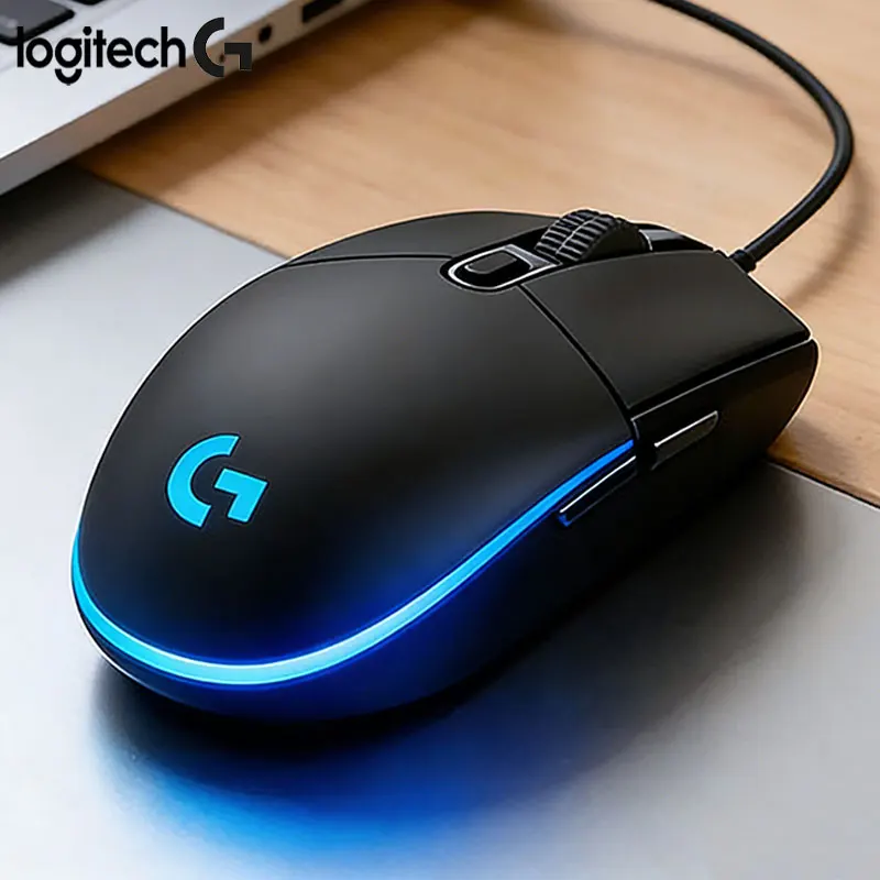 

Logitech G102 Wired Gaming Mouse, Sweat-Resistant and Anti-Slip, RGB Lighting, High DPI, Suitable for Student Dorms and Gaming