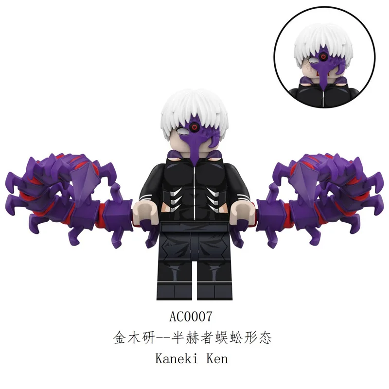 Anime Chainsaw Man Denji Mini-Bausteine Actionfiguren Attack on Titan Charaktere Bauklötze für Spielzeug Geschenke Kinder