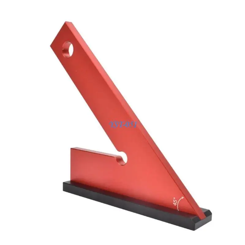 

E15A 45 Degree Triangle Ruler 45° Measuring Ruler Woodworking Measurement Tool