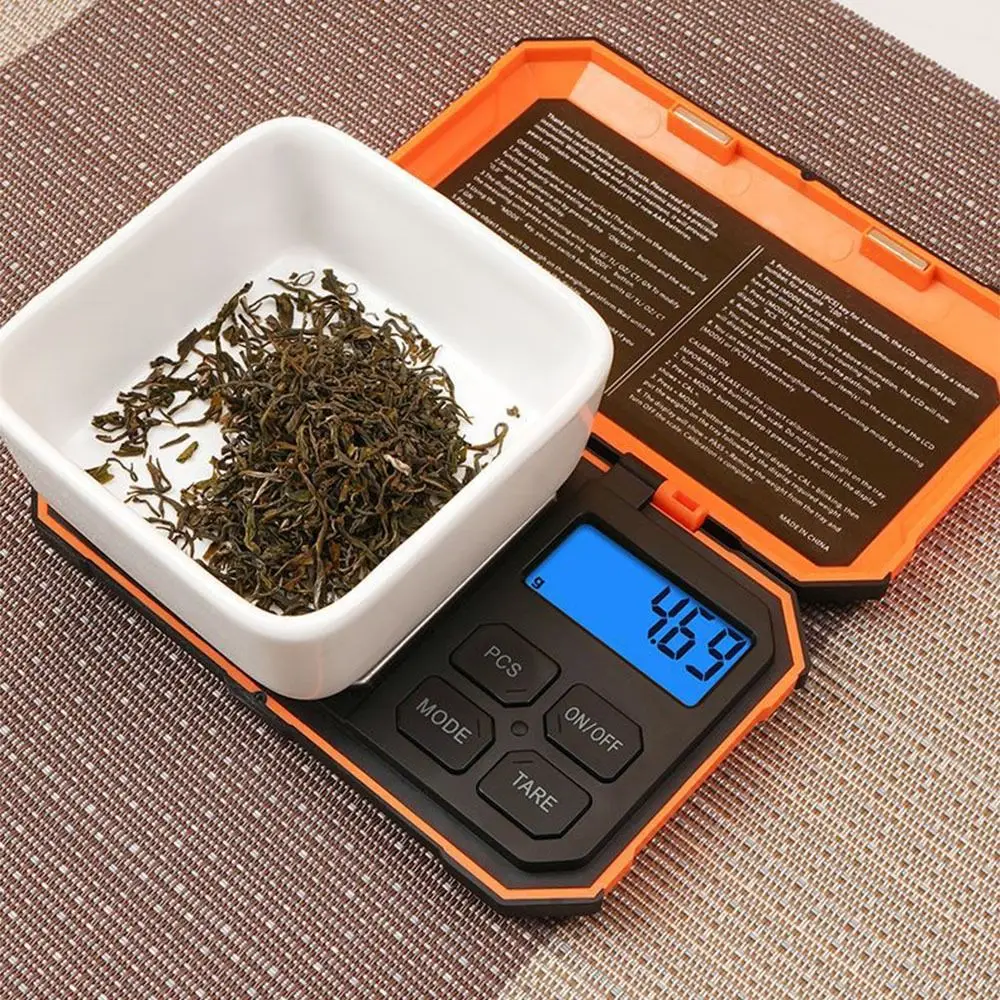 500g 0.01g Electronic Scales High Precision Balance Jewelry Scale with LCD Display Graduation Digital Scale