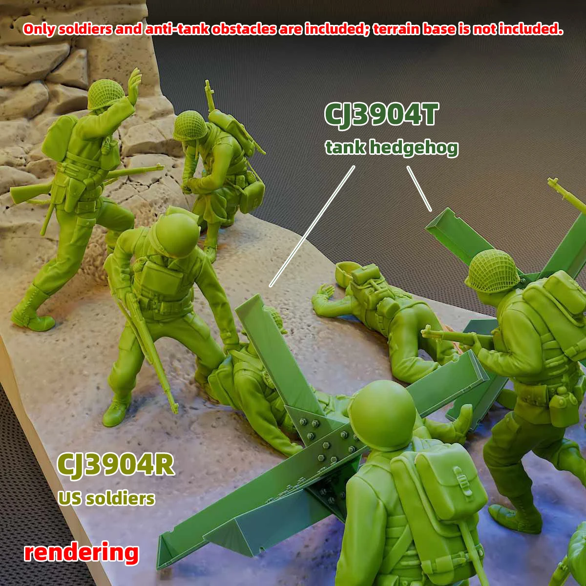 1/35 1/48 1/72 Maßstab Modellbausatz 3D Harz Miniatur-Soldatenfiguren US-Sturmtruppen Deutsche Verteidiger Unbemalt Unmontiert Diorama – Detail 9