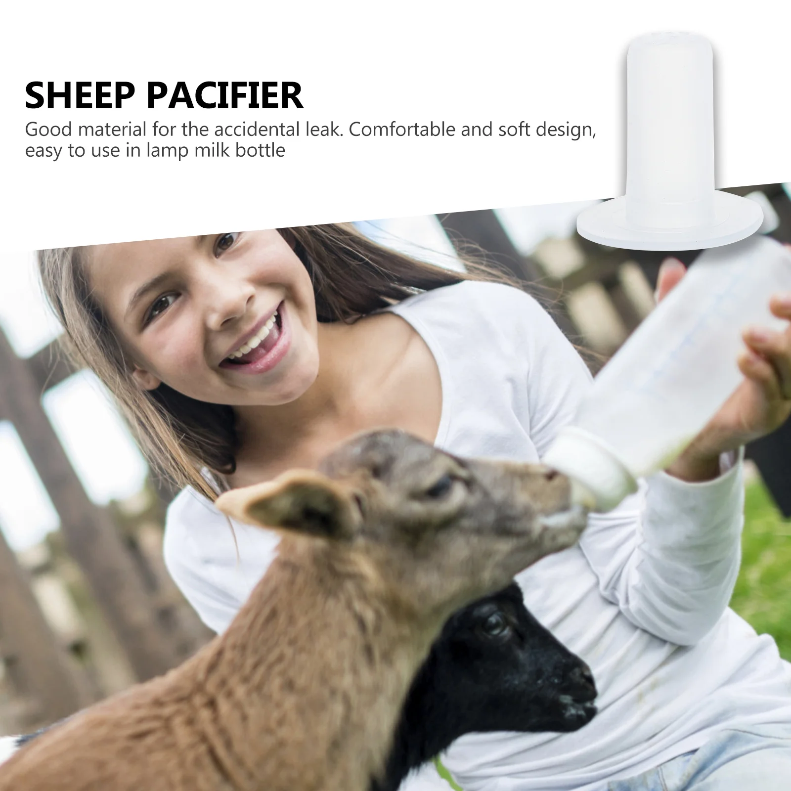 

10 шт. сосок для бутылочек для новорожденных животных, мягкие силиконовые соски для кормления ягнят, телят, поросят, мелкого скота