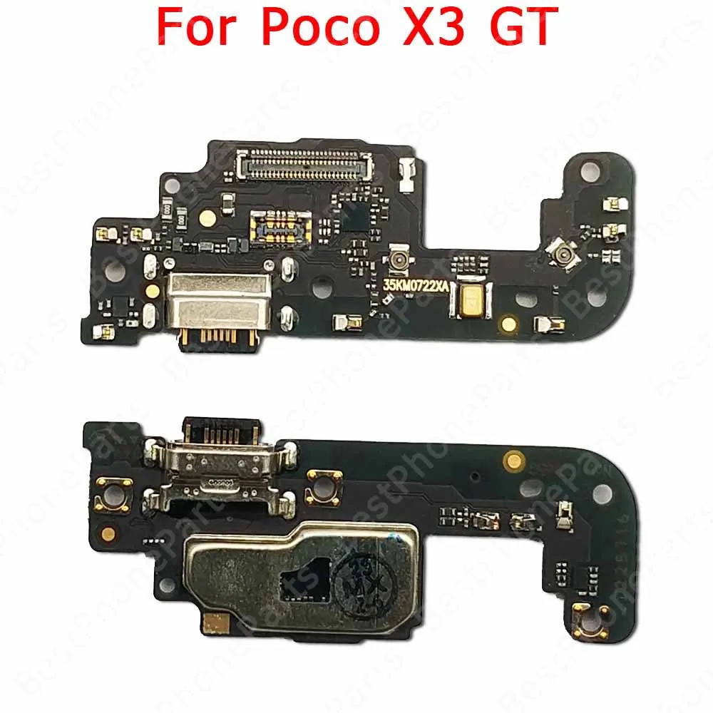 Charge Board For Xiaomi Poco X3 NFC X4 GT X5 Pro 5G Charging Port Usb Connector Pcb Dock Plate Mobile Phone Parts