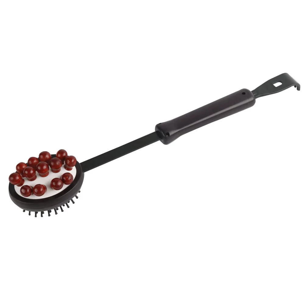 

Wooden Massage Hammer Double End 2 in 1 Back Scratcher Body Massager Relieves Muscle Soreness Fatigue Promotes Circulation