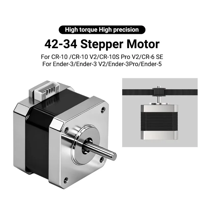 

NEMA17 42 Stepper Motor 17HS4401S High Torque Drive Motor for 3D Printer with Free Cable Durable Motion Control Accessory