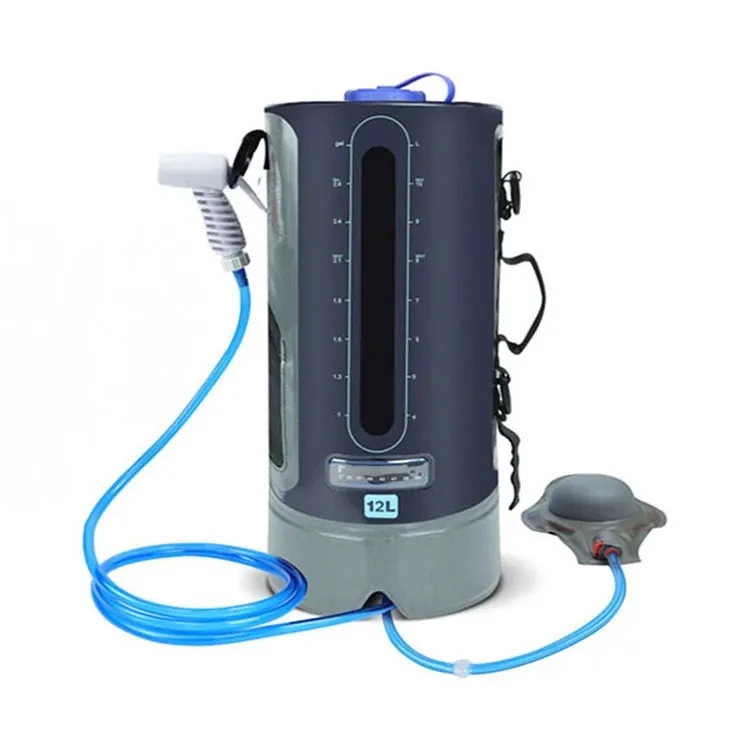 

12L TPU Lightweight Beach Movable Hanging Outdoor Solar Portable Hanging Duchas Portatiles Camping Shower System Camp Shower Bag