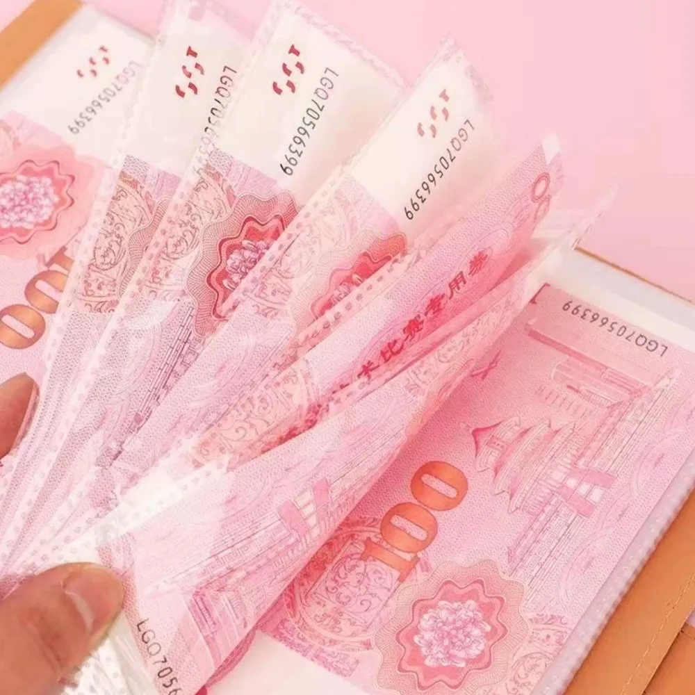 خطة الميزانية توفير المال الموثق أغطية جلد زهرة مطبوعة التوفير تحدي الموثق مقاوم للماء فضفاضة ورقة دفتر الميزانية النقدية