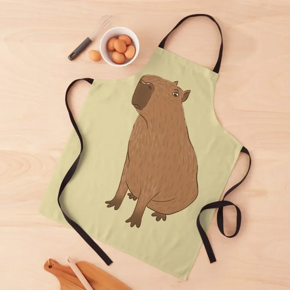 

capybara Apron Customizable Household Items Useful painters professional hairdresser Apron