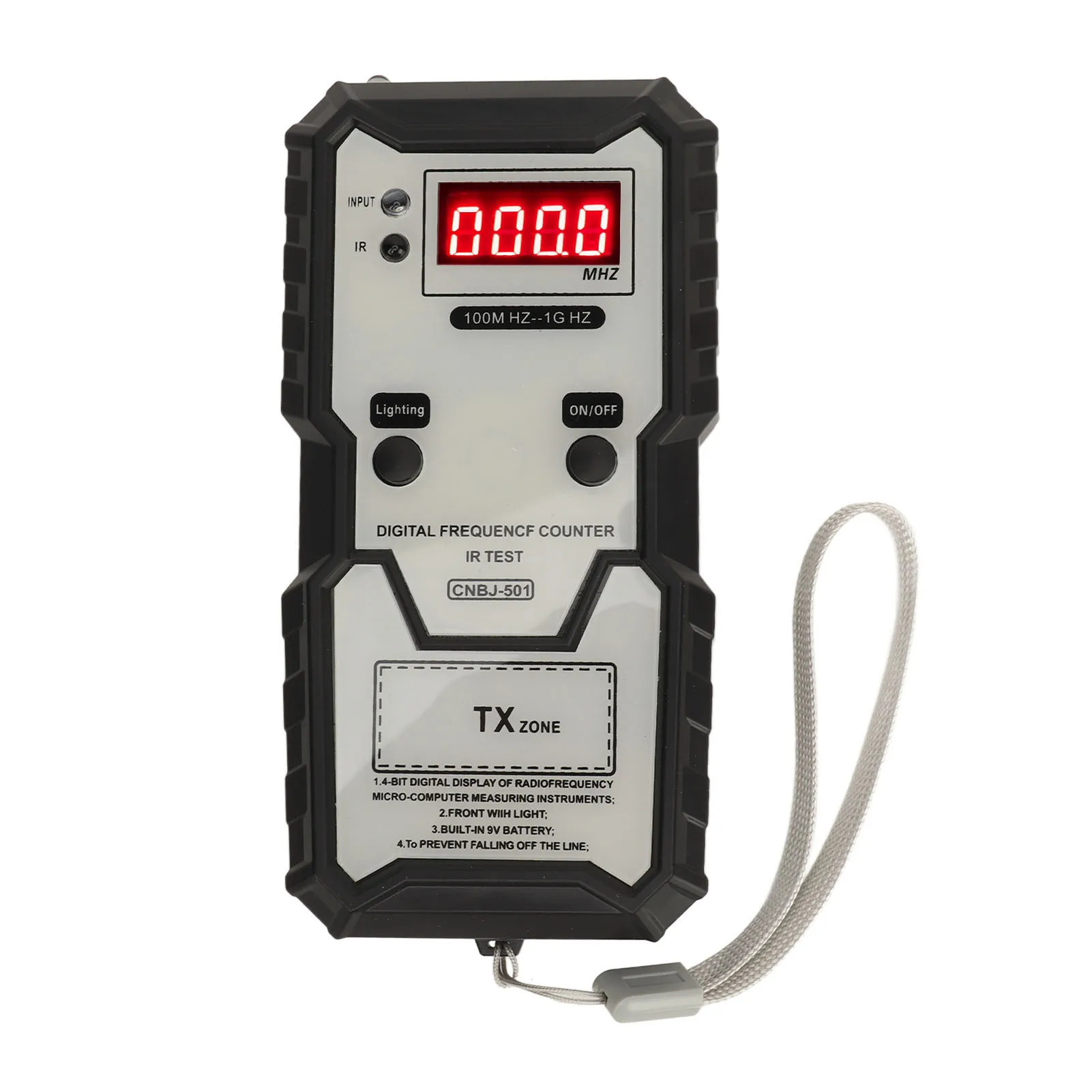 Remote Keys Infrared Frequency Tester 100M HZ to 1G HZ High Accuracy Digital Display Key Fob Frequency Tester