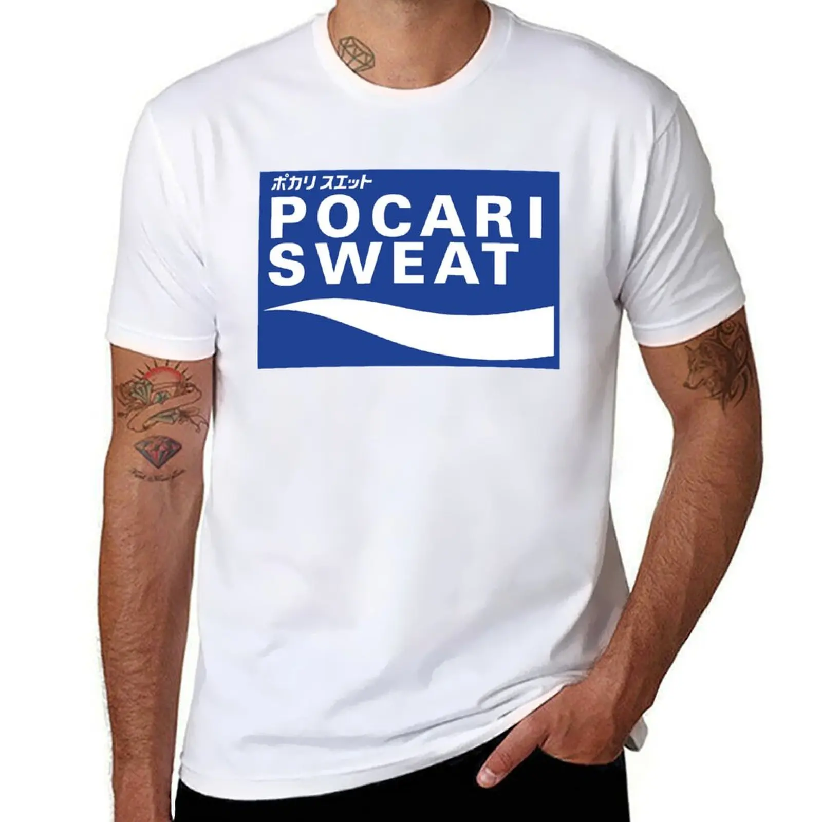 

shirt cotton man SWEAT package for man for man POCARI plain shirt background plain t t-shirt on black t T-Shirt blue