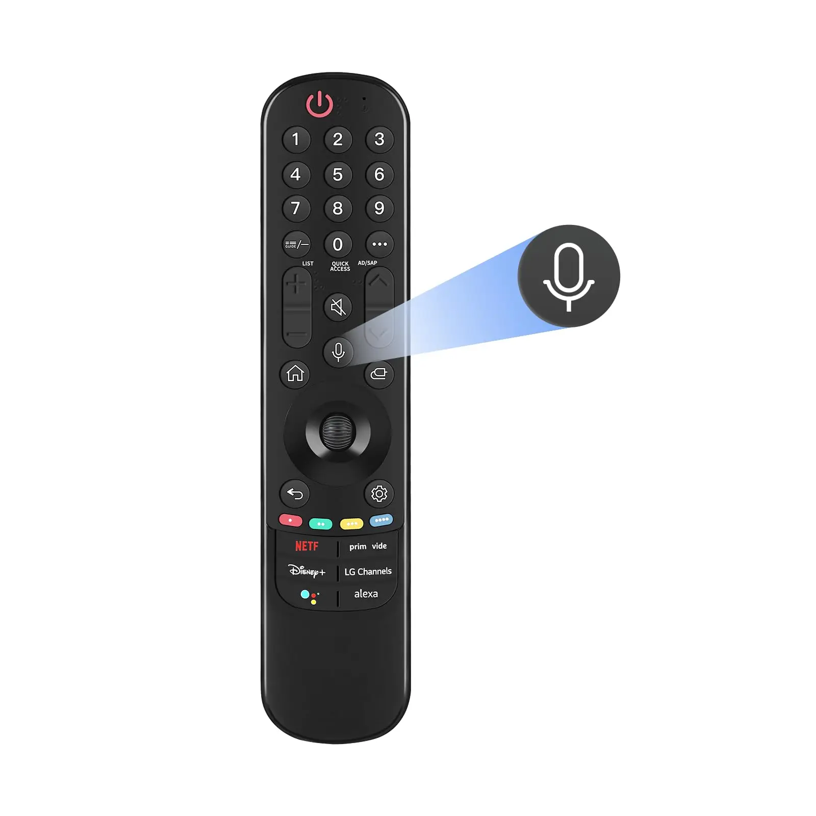 Replacement LG Remote Control for Smart TV, MR22GA/GN LG Magic Remote for 2022-2019 LG TVs UHD 4K ThinQ WebOS OLED, with Voice a