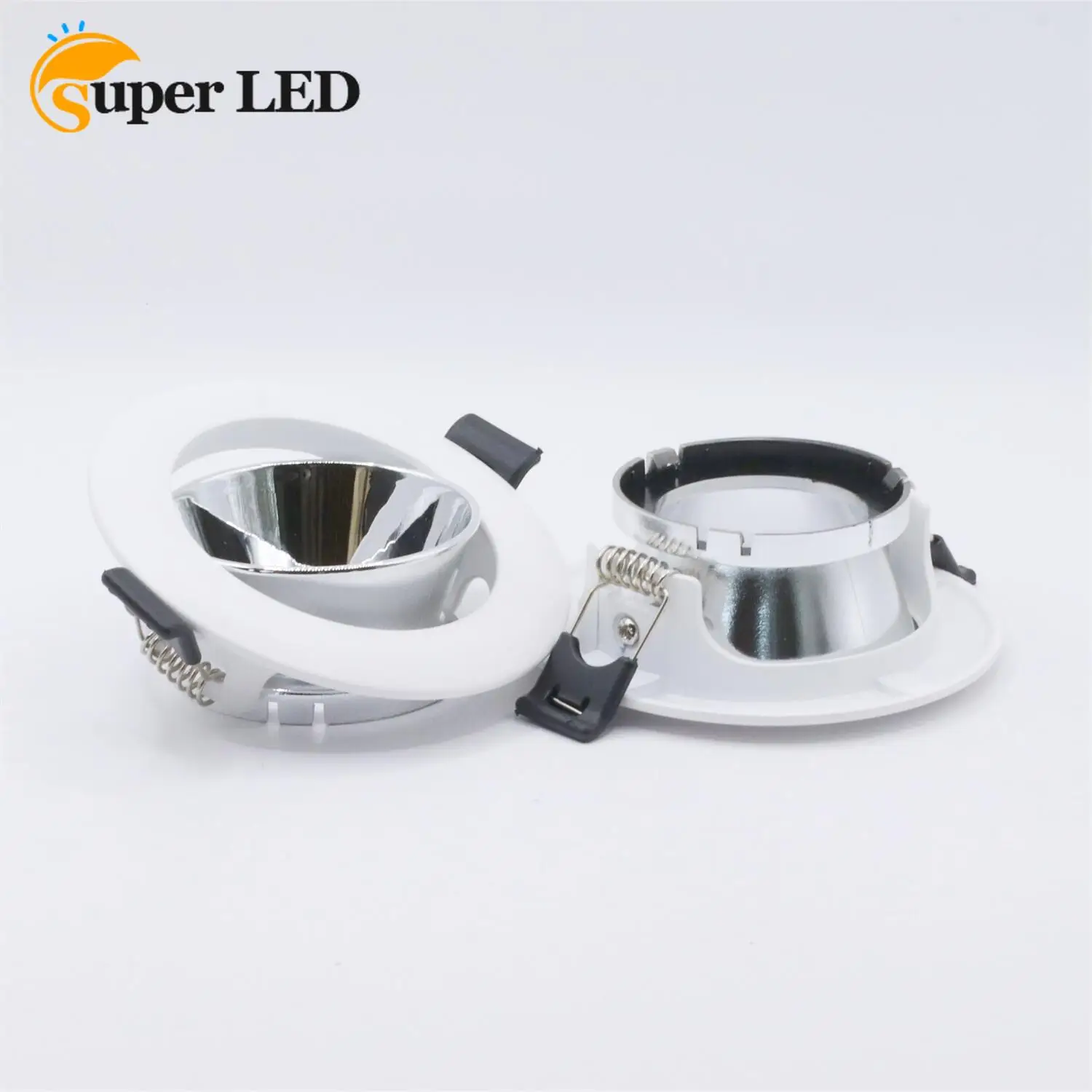 Downlight Frame Recesso Spot Light, lâmpada de halogênio, Base LED, Montagem de luz de teto Spot, luminária MR16, venda quente