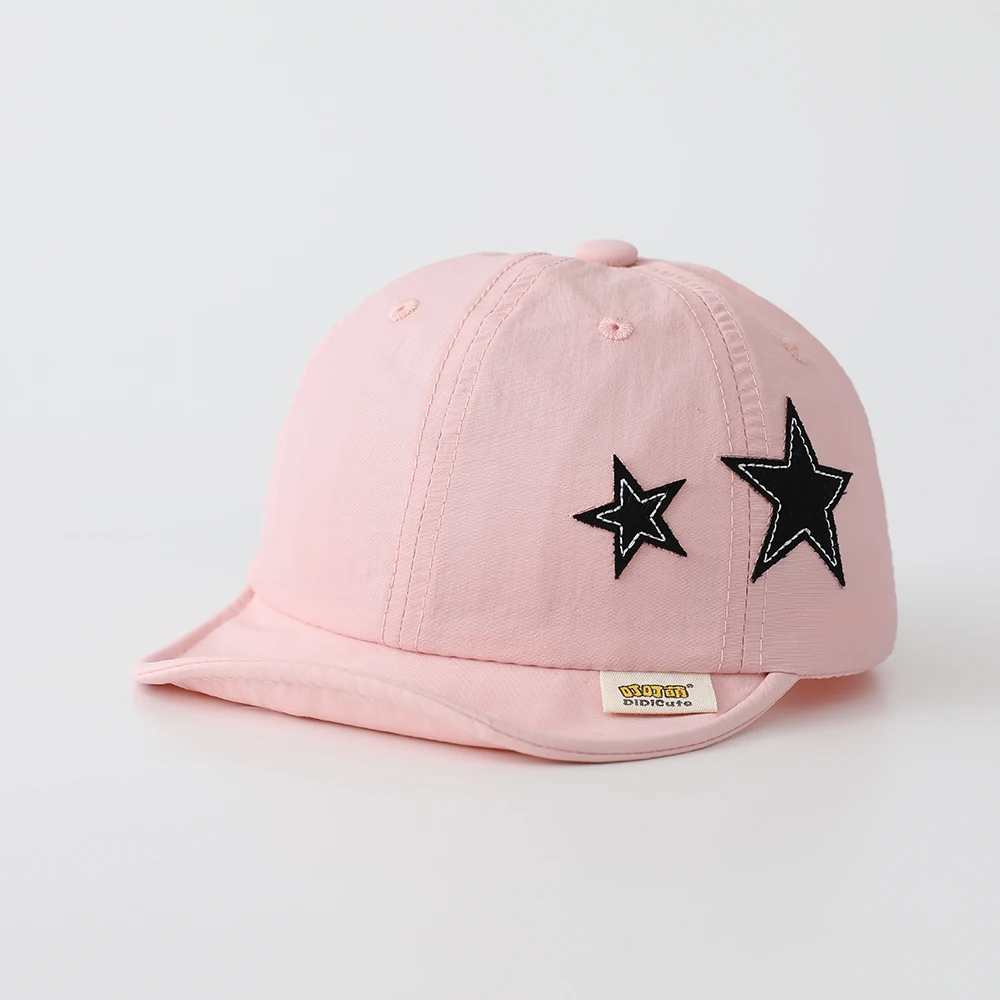 

Korean-style fashionable embroidered star quick-drying soft-brimmed baseball cap - ideal for casual outings and sun protection