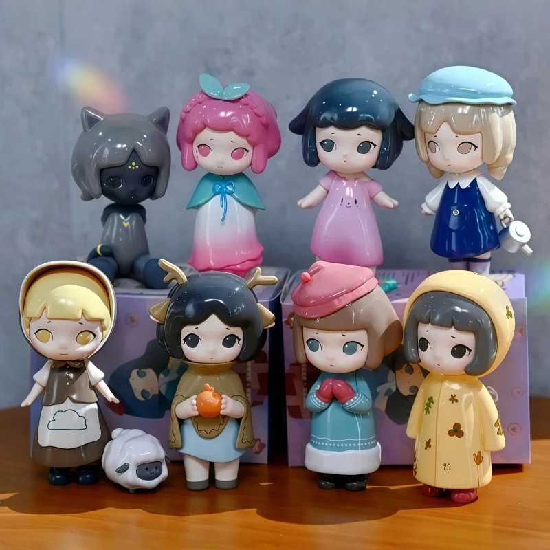 

Коллекционная фигурка милой девушки, модная кукла-поп, серия Silent Planet, слепая коробка, подарочные украшения для девочек, новая модель игрушки