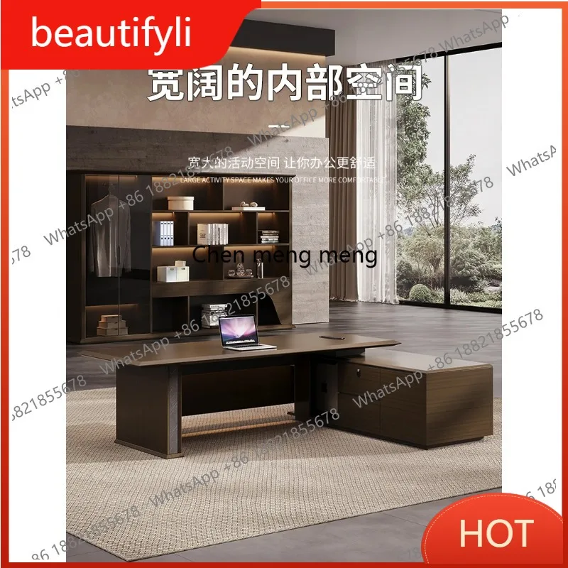 

D80 Desktop Cabinet Office Desks Storage Computer Corner Executive Desk Writing Bedroom Escrivaninha Home Office