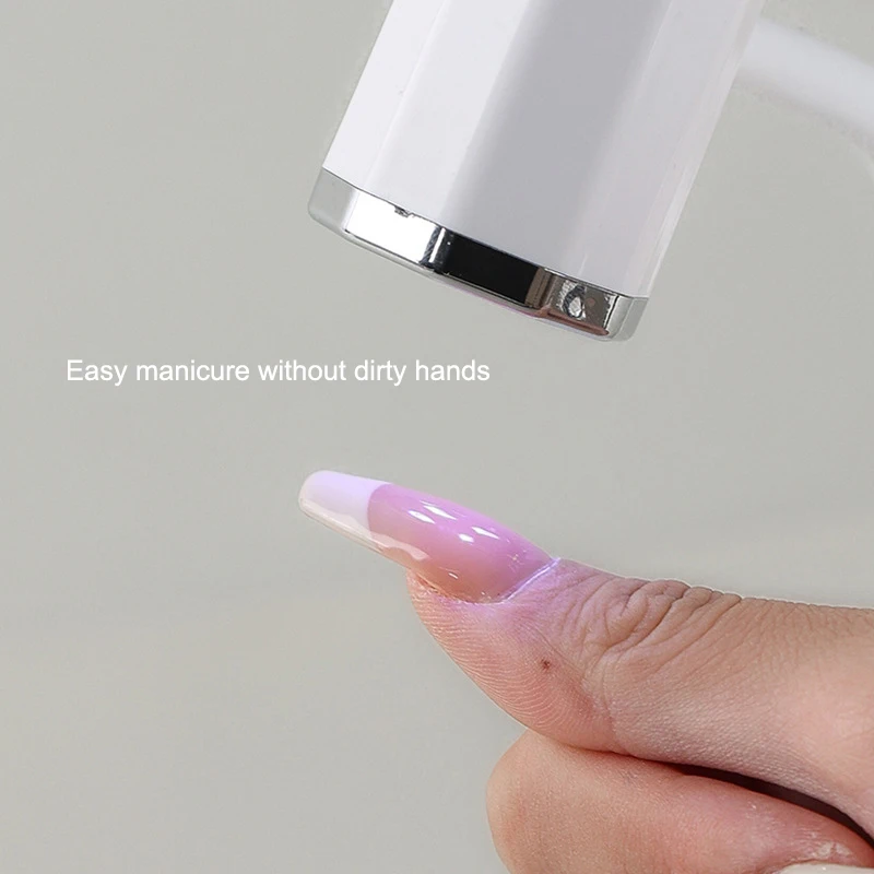 New 12W Rechargeable Nail Light Therapy Lamp LED Nail Light Therapy Machine Quick Drying Nail Lamp Uv Light for Gel Nails