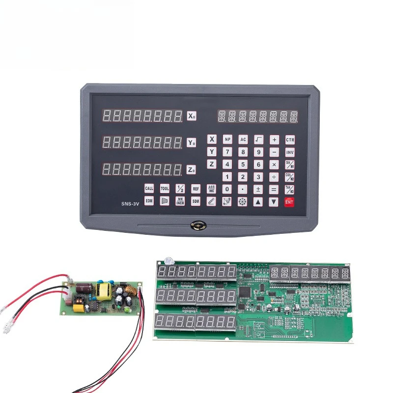 Two axis and three axis milling machines, multi-function gratings, magnetic scales, electronic rulers, digital display tables