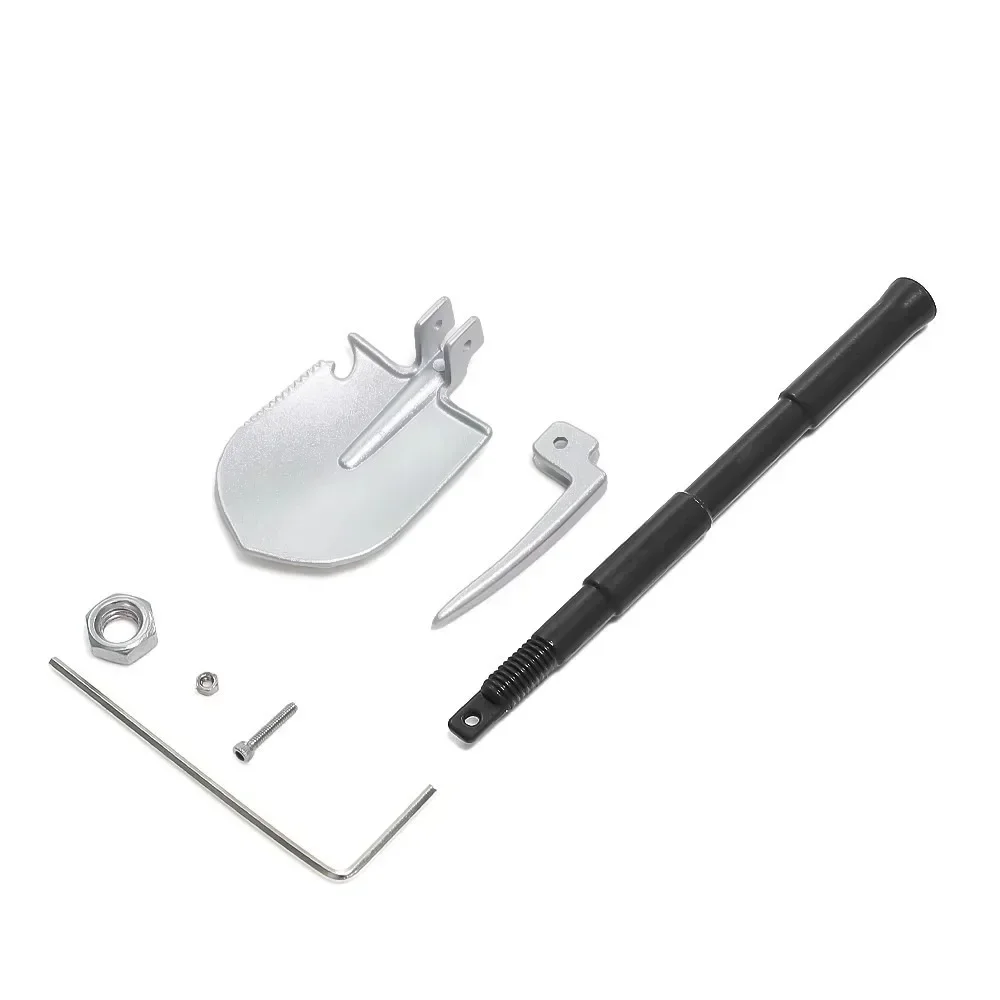 RC Car 1:10 Scale Accessories Metal Shovel for 1/10 RC Crawler Axial SCX10 TRX4 D90 D110 TF2  CC01 Simulation Toys