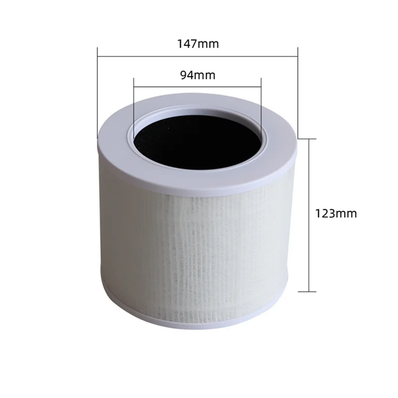 Air Purifier Filter for Levoit Core Mini-RF Air Purifier H13 True HEPA Filter with Aromatherapy Spacer Replacement PartA